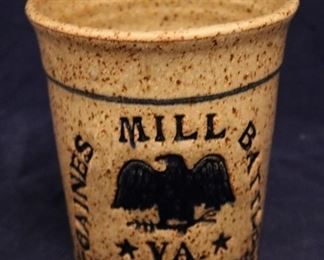 Lot# 2117 - Gaines Mill Battle Art Potte