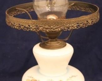 Lot# 2155 - Antique Lamp Base w/Chimney