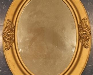 Lot# 2163 - Oval Mirror