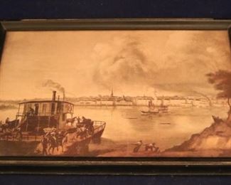 Lot# 2183 - Antique Framed Print