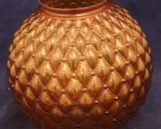 Lot# 2188 - Amber Glass Lamp Globe