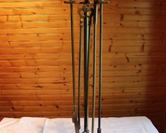 Brass Duck Head Fire Place tools 