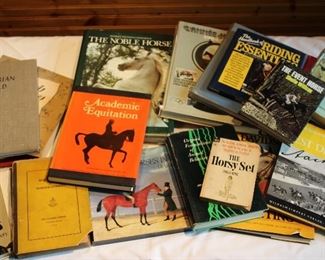 Vintage equestrian books 