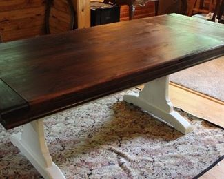 Farm Table with 2 Leaves 