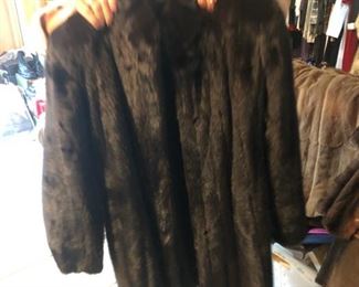 another black mink jacket