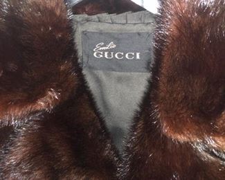 Gucci mink coat