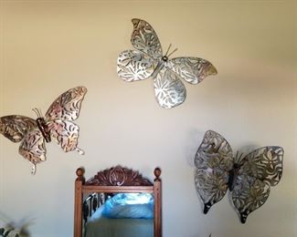 Large Metal Butterflies  $15 ea