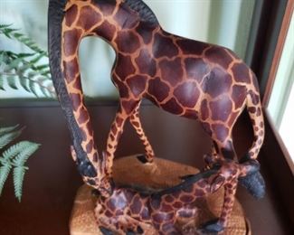 Carved Giraffes  $35