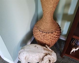 Floor Vase  $40 Elephant  $20