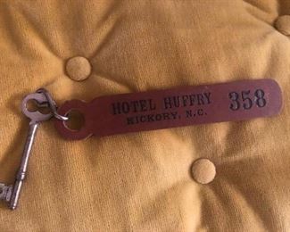 Hotel Huffy Hickory NC Room Key