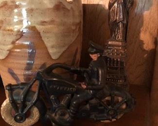 Cast Iron Hubley Motorcycle