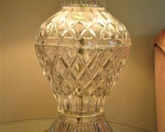 Kristal Zajecar Lead Crystal - Pair of Lamps
