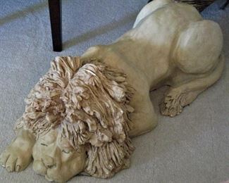 Very Cool Sculptured Lion