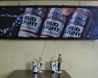 Vintage Bud Light Store Display Sign came from a store 10 years ago - very nice