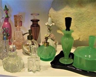 Antique Perfume Bottle Collection 