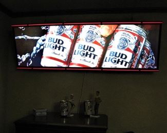 Vintage Bud Light Store Display Sign came from a store 10 years ago - very nice
