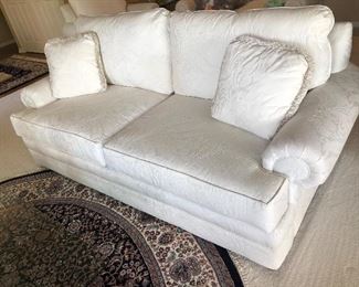 DAYTON HUDSONS MARSHALL FIELDS WHITE FURNITURE: COUCH, LOVESEAT AND CHAIR