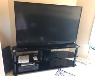 LARGE TV AND TV STAND