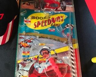 Vintage speedway pinball game