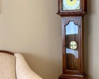 Item 6:  Colonial of Zeeland Grandmother Clock - 14"l x 8"w x 73"h:  $800