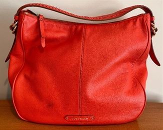 Item 148:  Cole Haan Handbag - please note small black smudge on lower left: $45