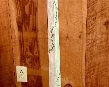 Item 87:  Painted Coat Rack - 54.5": $35