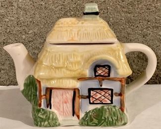 Item 187:  Teapot with yellow roof: $12