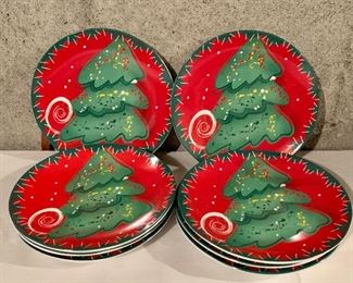 Item 190:  Lot of (8) Christmas Dishes:  $18