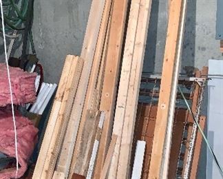 Item 213:  Lot of Assorted Size Wood:  $20