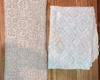 Item 269:  (2) Lace Tablecloths:  $25