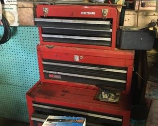 . . . Craftsman tool chest -- lots of tools!