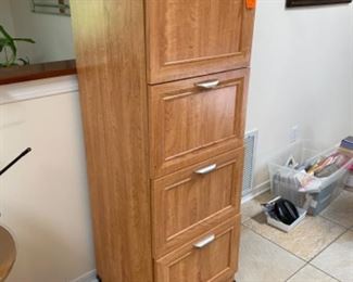 $44 File cabinet pine style 