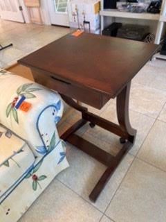 $44 Table for bedside on wheels