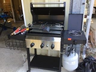 $195 Kenmore grill with rotisserie 