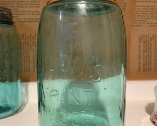 Glass jar 7.00