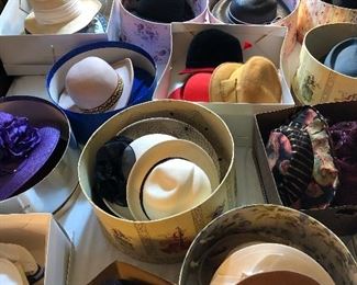 Vintage ladies hats