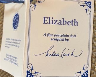 Elizabeth Fine Porcelain Doll