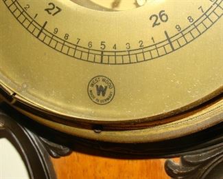 Mark on barometer