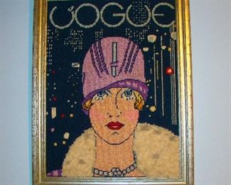 Vogue Needlepoint and Lots of Other Framed Needlework 