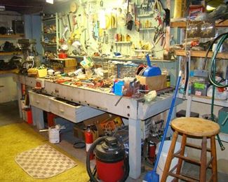 Workshop, tools, power tools & hardware