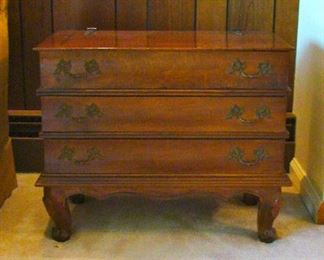 Italian Stack of Books End Table