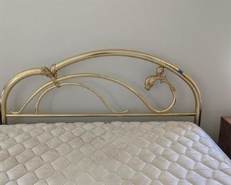 Gorgeous & Unusual Brass Bed