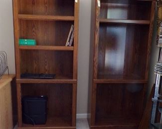 pair bookcases