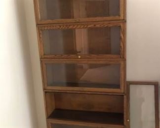 Antique Lawyers Barrister Bookcase