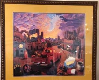 Country Cowboy Drive Print