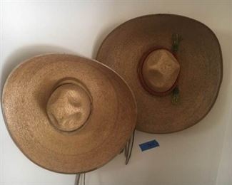Decorative Woven Sombrero Style Hats