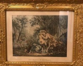 Les Charmes du Printemps Framed Print