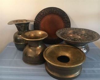 Vintage Brass Spittoons