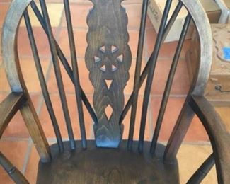 Vintage Oak Chair Unique