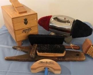 Vintage Shoe Shine Valet and Buffer